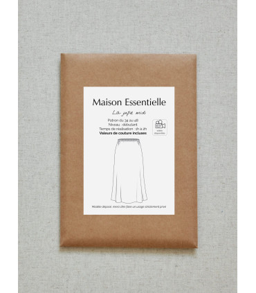 MAISON ESSENTIELLE - La Jupe MIDI