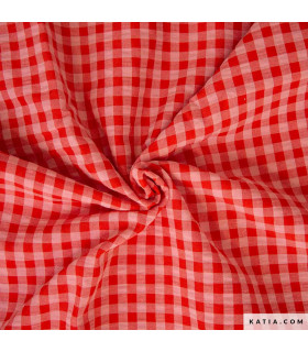 SEERSUCKER Vichy Gingham little - ROUGE ET ROSE