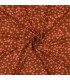 Viscose - Coeurs Corail Terracotta