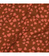 Viscose - Coeurs Corail Terracotta