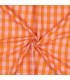 POPPY - Coton Vichy Orange et Saumon