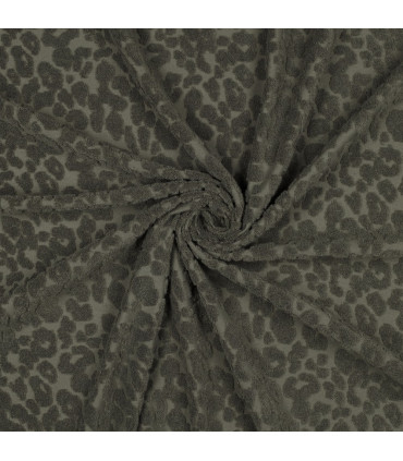 Sweat Éponge - Léopard - KAKI