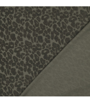 Sweat Éponge - Léopard - KAKI