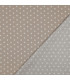 Popeline de Coton - Étoiles - BEIGE