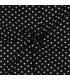 Popeline de Coton - Pois - NOIR