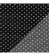 Popeline de Coton - Pois - NOIR