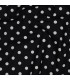Popeline de Coton - Pois - NOIR