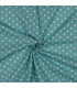 Popeline de Coton - Pois - CELADON