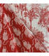 Coton indien matelassé - INDIA JUNGLE ROUGE