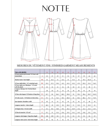 MAISON FAUVE : La Robe NOTTE