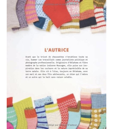 Mes chaussettes fun en tricot - 25 modèles colorés pop et tendance