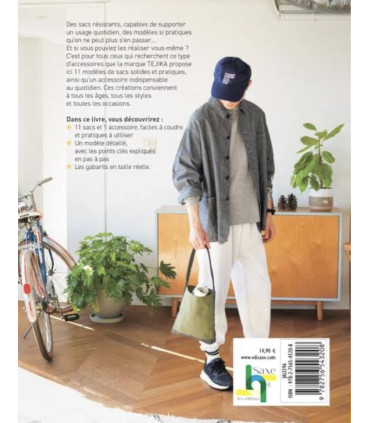 Sac week-end en couture - 12 sacs canvas avec patrons taille réelle