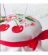 Kit Broderie - Sweet Cherries -16x16cm