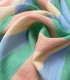 SINGULIÈRE par COUSETTE : Crêpe viscose - Rayure SORBET