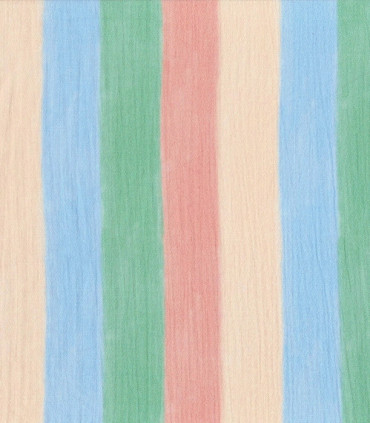 SINGULIÈRE par COUSETTE : Crêpe viscose - Rayure SORBET