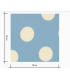 SINGULIÈRE par COUSETTE : Viscose - Jolis Pois CIEL