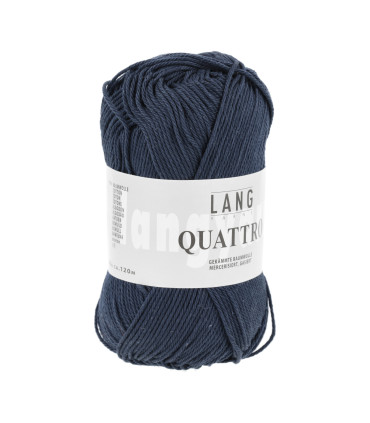 LANG YARNS : Quattro - BLEU NUIT