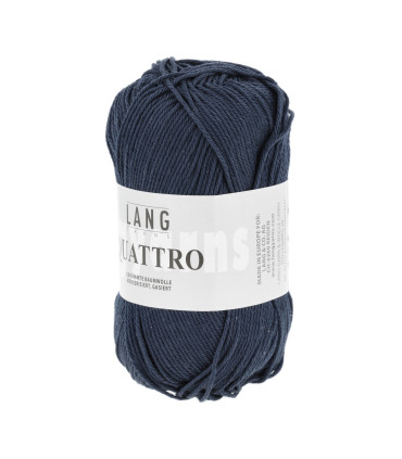 LANG YARNS : Quattro - BLEU NUIT