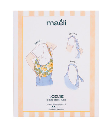 MAËLIE : le sac demi Lune - NOÉMIE