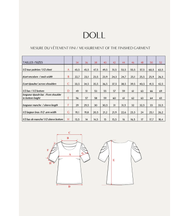 MAISON FAUVE : La Blouse DOLL
