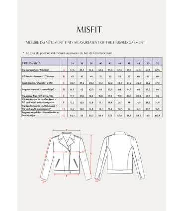 MAISON FAUVE : Le Perfecto MISFIT