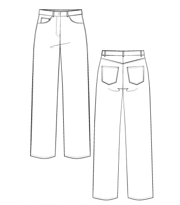 MAISON FAUVE : Le Jean WORN