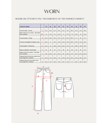 MAISON FAUVE : Le Jean WORN