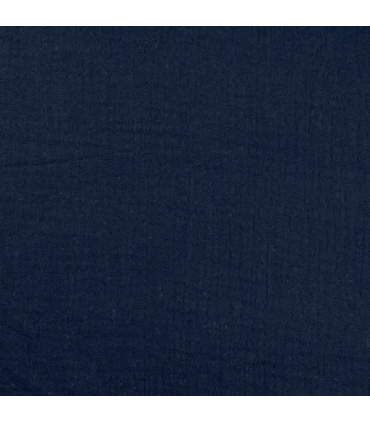 DOUBLE GAZE de coton - BLEU JEAN