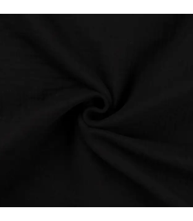 DOUBLE GAZE de coton - NOIR
