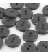 Bouton Couture Polyester Brillant 12mm - GRIS