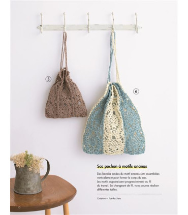 20 sacs et pochettes au Crochet