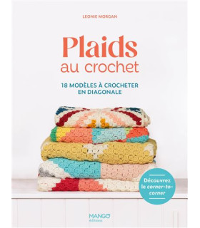 Plaids au Crochet : 18 modèles à crocheter en diagonale