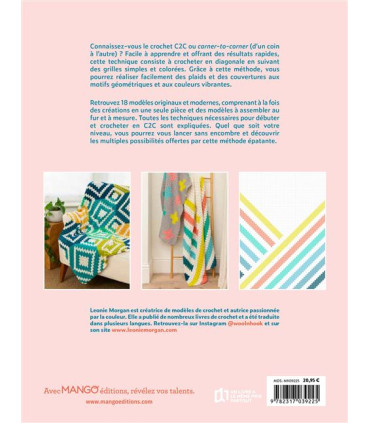 Plaids au Crochet : 18 modèles à crocheter en diagonale