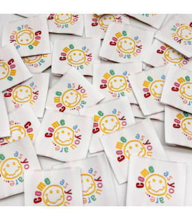 Étiquette Tissée à coudre : Come As You Are - MULTICOLORE