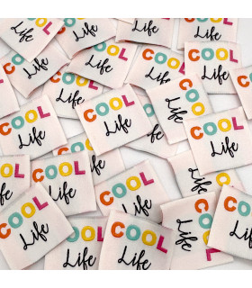 Etiquette Tissée à coudre : COOL Life