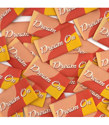 Etiquette Tissée à coudre : Dream On