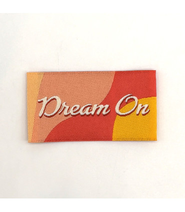 Etiquette Tissée à coudre : Dream On