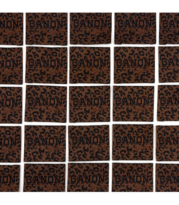 Étiquette tissée à coudre : Canon de Ouf !