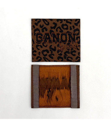 Étiquette tissée à coudre : Canon de Ouf !