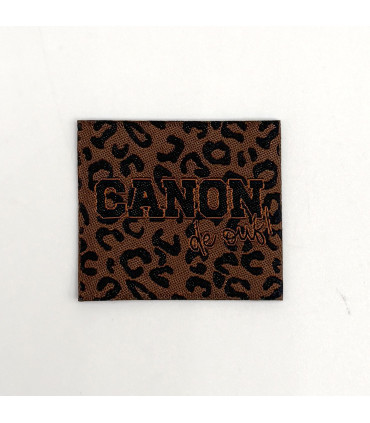 Étiquette tissée à coudre : Canon de Ouf !