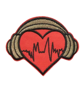 THERMOCOLLANT  - Coeur Casqué - ROUGE