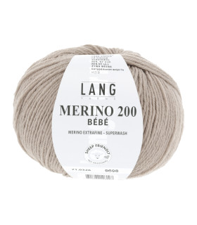 LANG YARNS MERINO 200 BEBE Sable