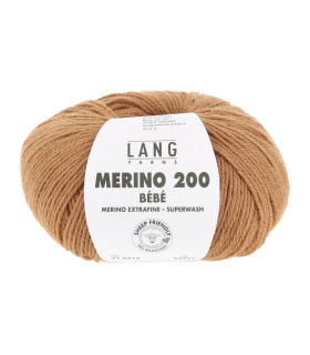 LANG YARNS MERINO 200 BEBE Camel