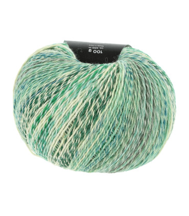 WOOL ADDICT : Footprints - VERT