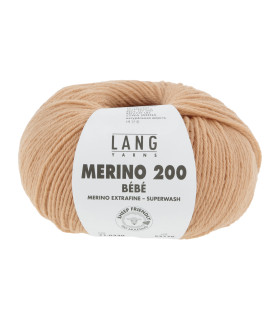 LANG YARNS MERINO 200 BEBE Pêche