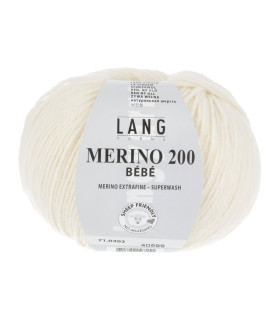 LANG YARNS MERINO 200 BEBE Vanille