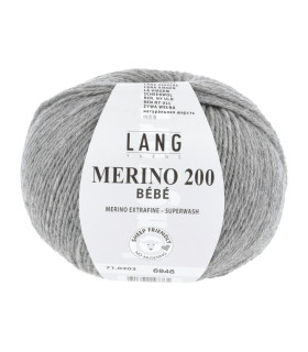 LANG YARNS MERINO 200 BEBE Souris