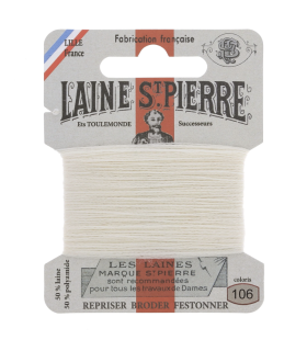 SAINT PIERRE- Fil à Repriser 106 - Céruse