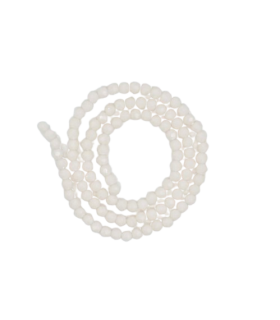 Chapelet de perles en verre 4mm - NUDE