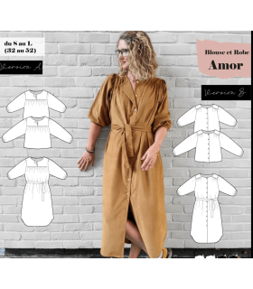 SUPER BISON - Blouse et Robe - AMOR